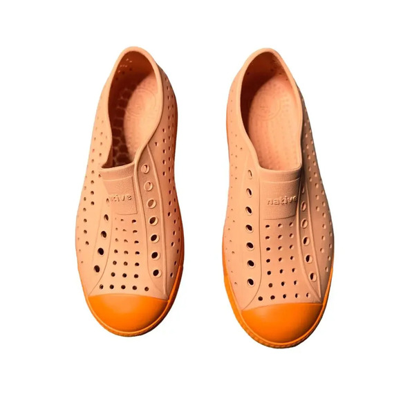 Native Jefferson Orange Slip-On Shoes - Picture 1 of 4